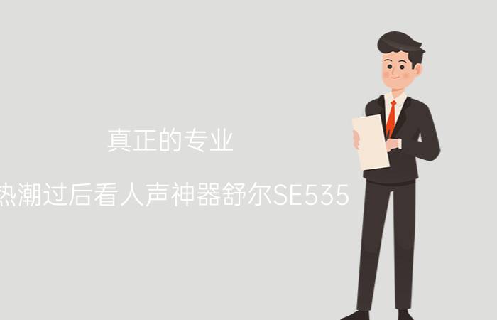 真正的专业 热潮过后看人声神器舒尔SE535